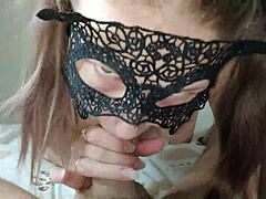 that horny blonde gives the best wet deepthroat ever