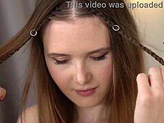 Blonde bride Nika gapes anal for creamy finish