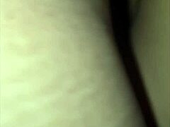 Skinny latina wife milf's tight ass hurts in painful homemade anal creampie