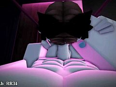 Rough titjob blowjob session with busty nude follower