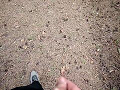 i flashed cock to forest girl now she deepthroats and swallows?