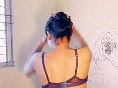 Skinny brunette amateur squirts on interracial cock after deepthroat doggy homemade