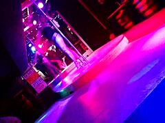 stripper teases crowd at ed's bar titty tuesday