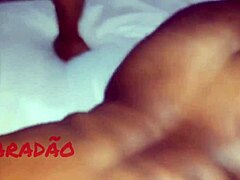 Juicy ebony bbw moans loud craving cum in her fat hairy ass beaver