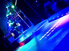 stripper teases crowd at ed's bar titty tuesday