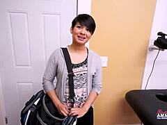 Skinny jae scott, uh, rides interracial cock deep then facial cumshot