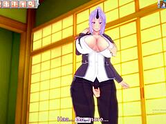 slime data ken shion gets fucked hard until she hits orgasm in the game