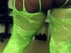 Big Booty Ebony Cousin Shakes Naked Tits and Ass