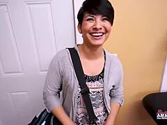 Skinny jae scott, uh, rides interracial cock deep then facial cumshot