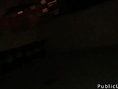 European Brunette's Passionate Shaved Pussy Thrills In Public Bang. Amateur Emotions Peak!