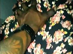 Ebony Couple's Bent Over Car Pussy Fuck