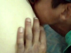 milf blonde couldn't resist dropping to her knees on easter video call