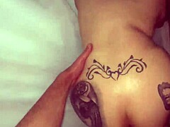 horny argentinian latina with big natural tits fucks wildly in steamy shower