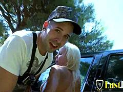 Skinny Babe Louana's Sexy Carwash Turns Hardcore Fuck