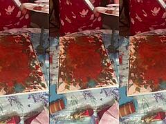 Big Eyeglasses ASMR Acrylic Art Bloom Part 2