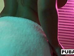 super sexy olivia austin teases her big tits in shower 💦😍