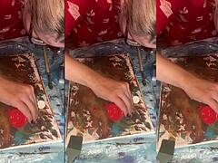 Big Eyeglasses ASMR Acrylic Art Bloom Part 2