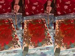 Big Eyeglasses ASMR Acrylic Art Bloom Part 2