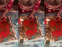 Big Eyeglasses ASMR Acrylic Art Bloom Part 2