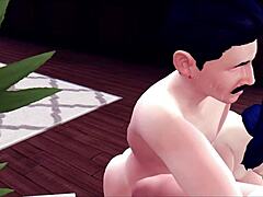Solo guy masturbates deepthroat turns into wild cumshot threesome 😈💦