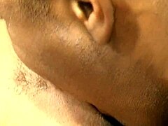 Ebonys horny neighbor slut sucks and fucks big black cock