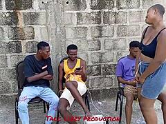 i sneak out for compound boyfriend quickie then fuck his friends too