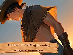 Hot husband's wild riding makes her moan loud