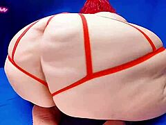 fat mommy booty shakes spreads farts pussy on dick