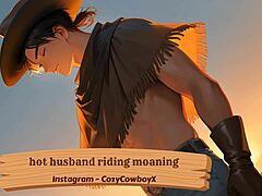 Hot husband's wild riding makes her moan loud