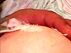 i'm tied up getting my big tits tormented in this bdsm shoot