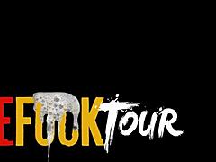 Big tits latina throat fucked sloppy knees!