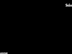 hot tongue kissing between medium boobs and huge boobs makes her cum hard during lesbian play