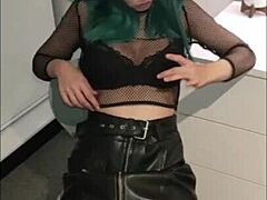 My lesbian step-daughter tried real dick first time