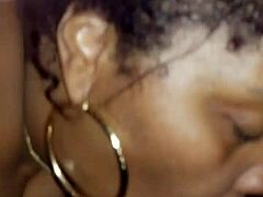 gorgeous black milf craves my huge cock and balls deepthroat blowjob