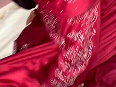 Late-night masseuse worships client's ass intensely close-up