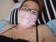 married aika-frau fingers herself wildly on wedding bed full vid