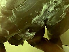 wanna see this cute petite black girl's wet pussy in the shower?