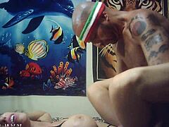 behind the scenes with glasses italian candice cumm on pound machine 🔥💦