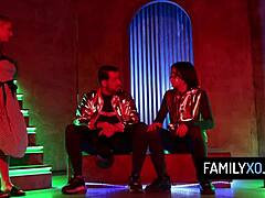 Fallout Cosplay: Stepmom Joins Stepdad and Girl in Wild Threesome