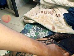 oiled ass slips fingers deep while curved landlord cock bangs hard