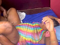 our bestie threesome had those african sluts dripping cum on fat asses