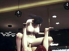 Big Tits Japanese Babe Gets Fucked Hard!