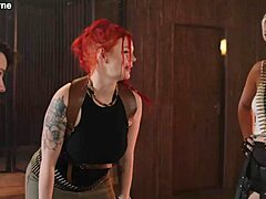 Womb raider lesbians dive deep into bisexual pussy raiding frenzy!