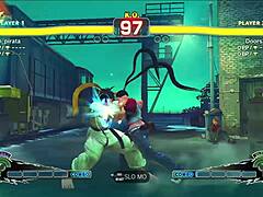 ninja chick bangs her karate student in wild street fight