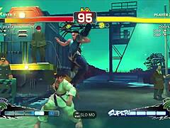 ninja chick bangs her karate student in wild street fight