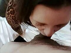 french milf in red satin bodysuit black leather pants heels rims deepthroats doggystyle pov