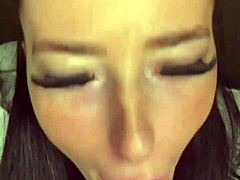 horny american teen coed squirts hard in solo webcam toy masturbation