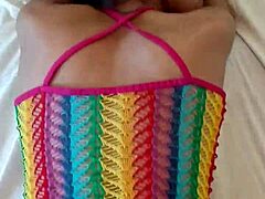 Candie Cross Natural Petite or Homemade Fuck Machine?