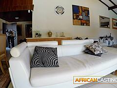 naughty ebony teen twerks big ass on white cock pov casting