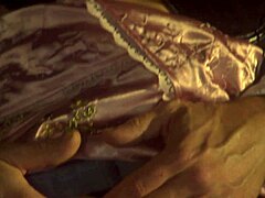 Fucked Blonde Milf Screams In Golden High Heels